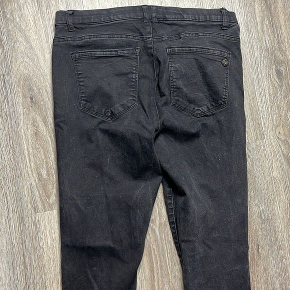 Democracy “AbTechnology” Black Skinny Jeans 12 Petite - Picture 8 of 11